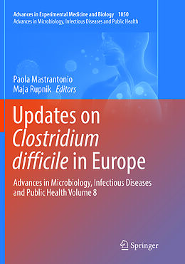 Couverture cartonnée Updates on Clostridium difficile in Europe de 