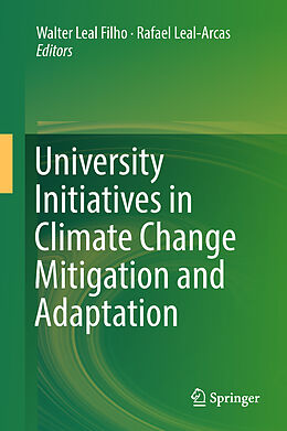 Livre Relié University Initiatives in Climate Change Mitigation and Adaptation de 