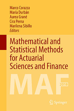 Livre Relié Mathematical and Statistical Methods for Actuarial Sciences and Finance de 