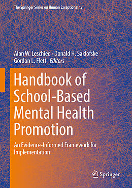 Livre Relié Handbook of School-Based Mental Health Promotion de 