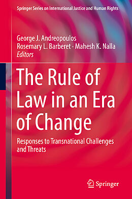 Livre Relié The Rule of Law in an Era of Change de 