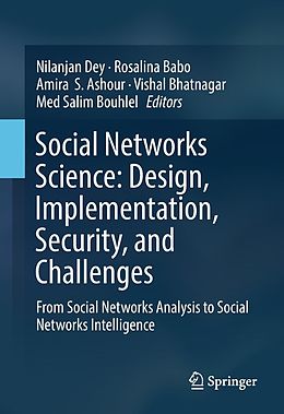 eBook (pdf) Social Networks Science: Design, Implementation, Security, and Challenges de 