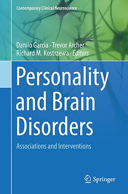Fester Einband Personality and Brain Disorders von 