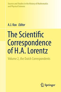 eBook (pdf) The Scientific Correspondence of H.A. Lorentz de 