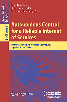 Couverture cartonnée Autonomous Control for a Reliable Internet of Services de 