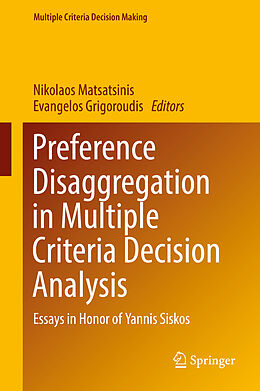 Fester Einband Preference Disaggregation in Multiple Criteria Decision Analysis von 