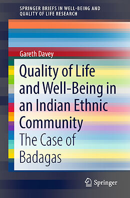 Kartonierter Einband Quality of Life and Well-Being in an Indian Ethnic Community von Gareth Davey