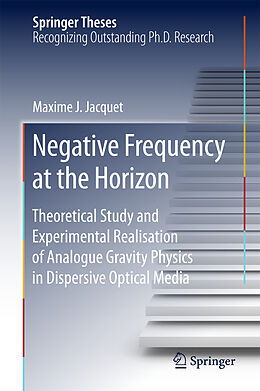 Fester Einband Negative Frequency at the Horizon von Maxime Jacquet