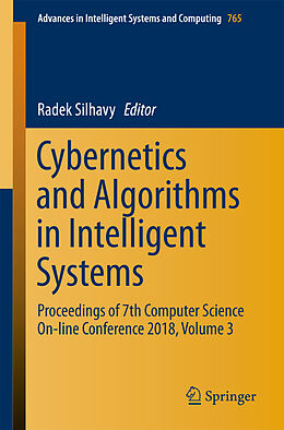 Couverture cartonnée Cybernetics and Algorithms in Intelligent Systems de 