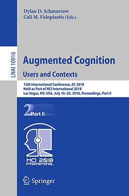 Kartonierter Einband Augmented Cognition: Users and Contexts von 