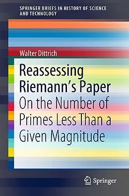 E-Book (pdf) Reassessing Riemann's Paper von Walter Dittrich