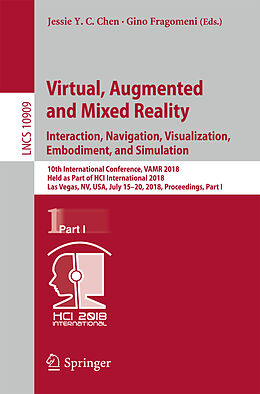 Kartonierter Einband Virtual, Augmented and Mixed Reality: Interaction, Navigation, Visualization, Embodiment, and Simulation von 