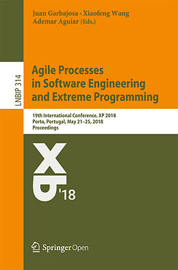 Couverture cartonnée Agile Processes in Software Engineering and Extreme Programming de 