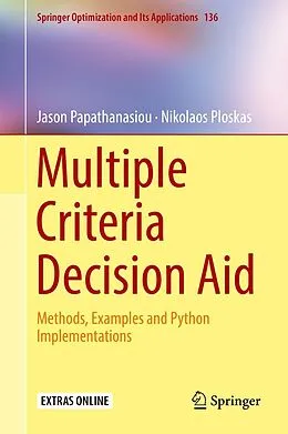 E-Book (pdf) Multiple Criteria Decision Aid von Jason Papathanasiou, Nikolaos Ploskas