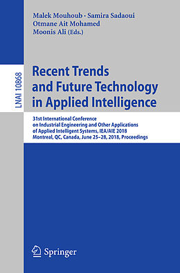 Kartonierter Einband Recent Trends and Future Technology in Applied Intelligence von 