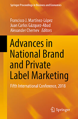 Kartonierter Einband Advances in National Brand and Private Label Marketing von 