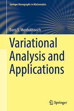 eBook (pdf) Variational Analysis and Applications de Boris S. Mordukhovich