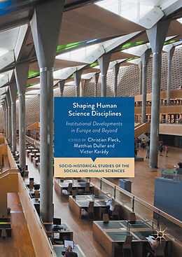 Livre Relié Shaping Human Science Disciplines de 