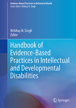 Couverture cartonnée Handbook of Evidence-Based Practices in Intellectual and Developmental Disabilities de 