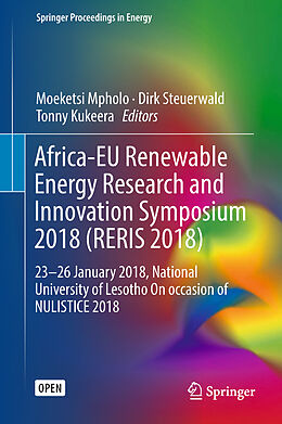 Livre Relié Africa-EU Renewable Energy Research and Innovation Symposium 2018 (RERIS 2018) de 