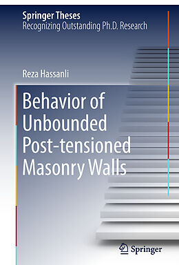 Livre Relié Behavior of Unbounded Post- tensioned Masonry Walls de Reza Hassanli