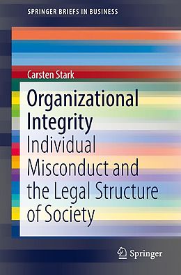eBook (pdf) Organizational Integrity de Carsten Stark