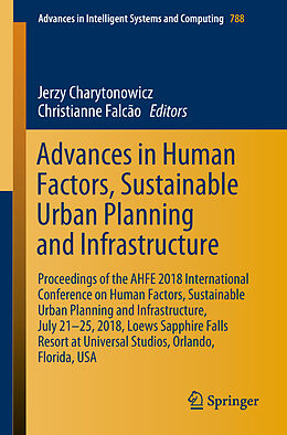 Kartonierter Einband Advances in Human Factors, Sustainable Urban Planning and Infrastructure von 