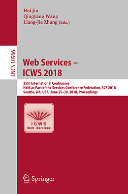Kartonierter Einband Web Services   ICWS 2018 von 