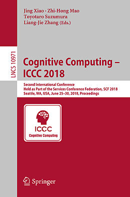Kartonierter Einband Cognitive Computing   ICCC 2018 von 