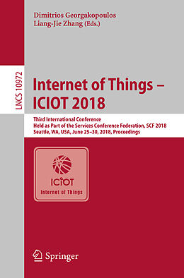 Kartonierter Einband Internet of Things   ICIOT 2018 von 