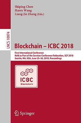 Kartonierter Einband Blockchain   ICBC 2018 von 