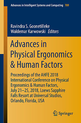 Kartonierter Einband Advances in Physical Ergonomics & Human Factors von 