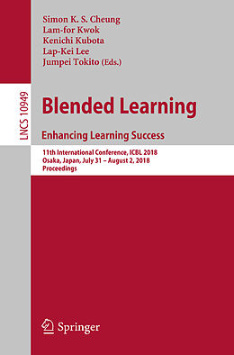 Kartonierter Einband Blended Learning. Enhancing Learning Success von 