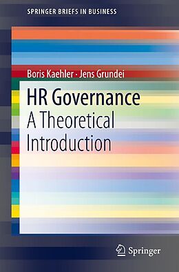 E-Book (pdf) HR Governance von Boris Kaehler, Jens Grundei