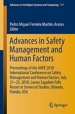 Kartonierter Einband Advances in Safety Management and Human Factors von 