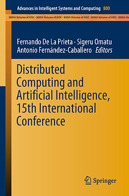 Couverture cartonnée Distributed Computing and Artificial Intelligence, 15th International Conference de 