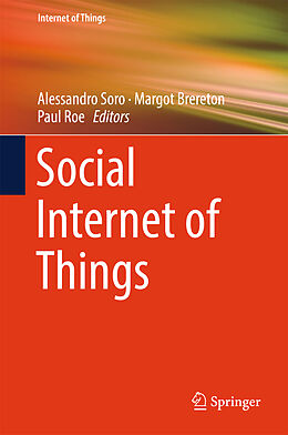 Livre Relié Social Internet of Things de 