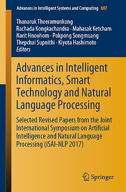 E-Book (pdf) Advances in Intelligent Informatics, Smart Technology and Natural Language Processing von 