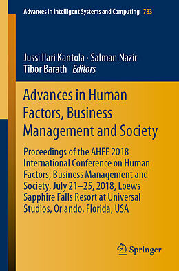 Kartonierter Einband Advances in Human Factors, Business Management and Society von 