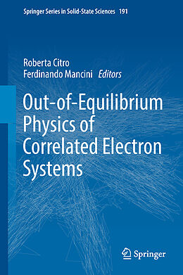 Livre Relié Out-of-Equilibrium Physics of Correlated Electron Systems de 