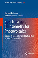 Livre Relié Spectroscopic Ellipsometry for Photovoltaics de 