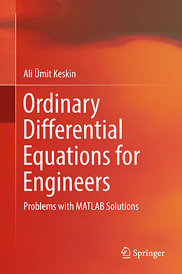 Livre Relié Ordinary Differential Equations for Engineers de Ali Ümit Keskin