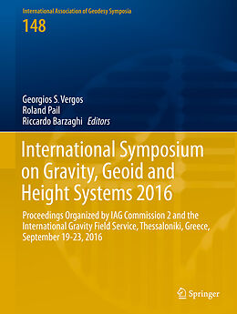 Livre Relié International Symposium on Gravity, Geoid and Height Systems 2016 de 