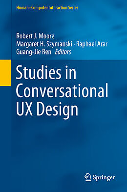 Livre Relié Studies in Conversational UX Design de 