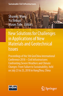 Couverture cartonnée New Solutions for Challenges in Applications of New Materials and Geotechnical Issues de 