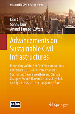 Couverture cartonnée Advancements on Sustainable Civil Infrastructures de 