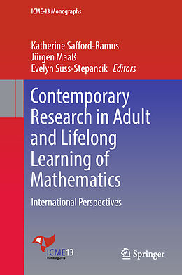 Fester Einband Contemporary Research in Adult and Lifelong Learning of Mathematics von 