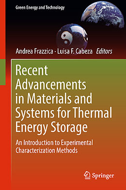 Livre Relié Recent Advancements in Materials and Systems for Thermal Energy Storage de 