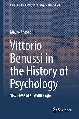 E-Book (pdf) Vittorio Benussi in the History of Psychology von Mauro Antonelli