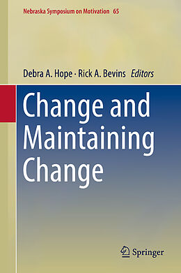Livre Relié Change and Maintaining Change de 